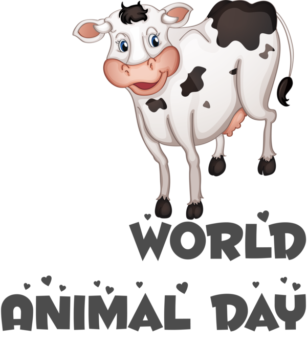 Transparent World Animal Day Milk Dairy cattle Dairy for Animal Day for World Animal Day