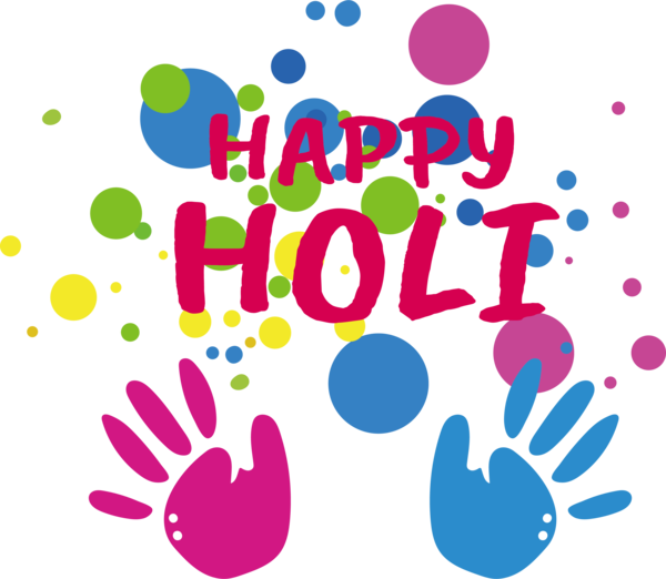 Transparent Holi Design Human Line for Happy Holi for Holi
