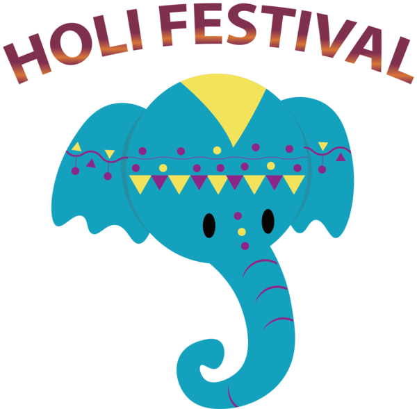 Transparent Holi Holi Festival Design for Happy Holi for Holi
