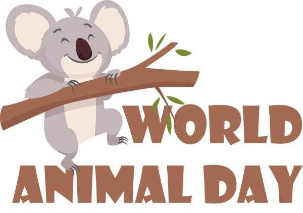 Transparent World Animal Day Muroids Cartoon Marsupials for Animal Day for World Animal Day