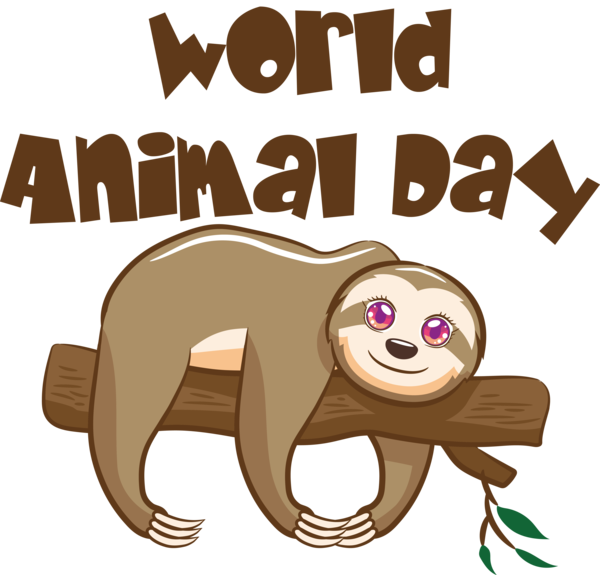 Transparent World Animal Day Human Cartoon Behavior for Animal Day for World Animal Day