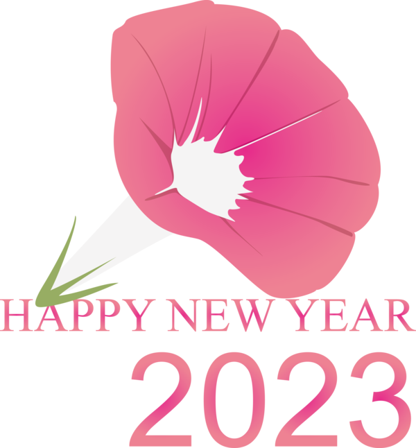 Transparent New Year Flower  Hamburg Süd for Happy New Year 2023 for New Year