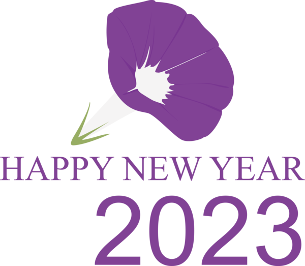 Transparent New Year Flower Madison Logo for Happy New Year 2023 for New Year