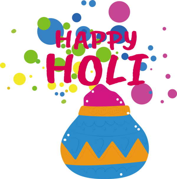 Transparent Holi Design Line Meter for Happy Holi for Holi