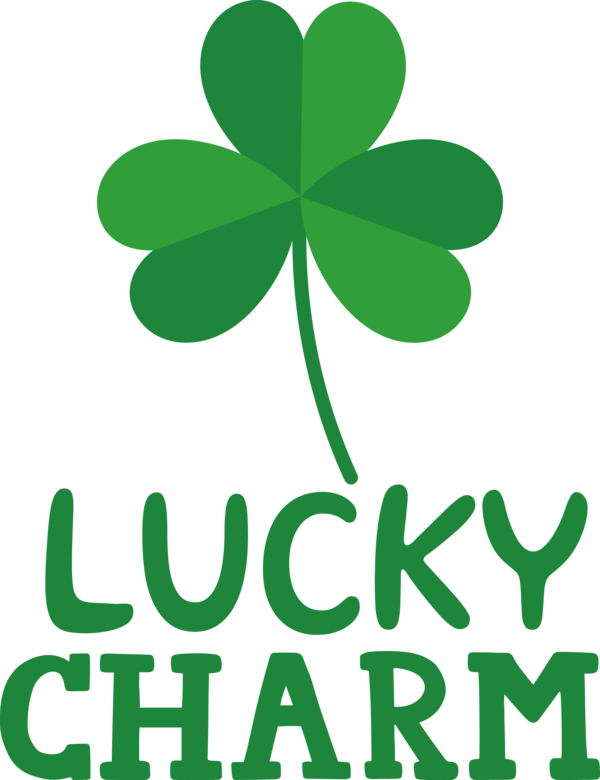 Transparent St. Patrick's Day Leaf Plant stem Shamrock for Go Luck for St Patricks Day