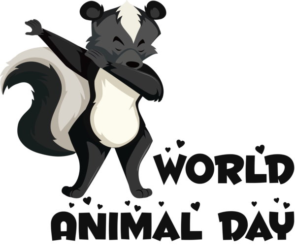 Transparent World Animal Day Dog Cat Horse for Animal Day for World Animal Day