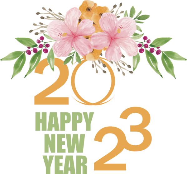 Transparent New Year calendar Julian calendar Calendar year for Happy New Year 2023 for New Year