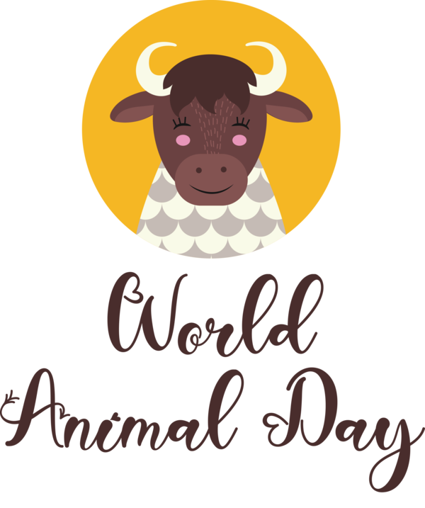 Transparent World Animal Day Design Logo Text for Animal Day for World Animal Day