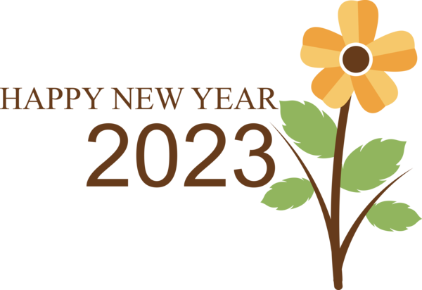 Transparent New Year Drawing Design Cartoon for Happy New Year 2023 for New Year