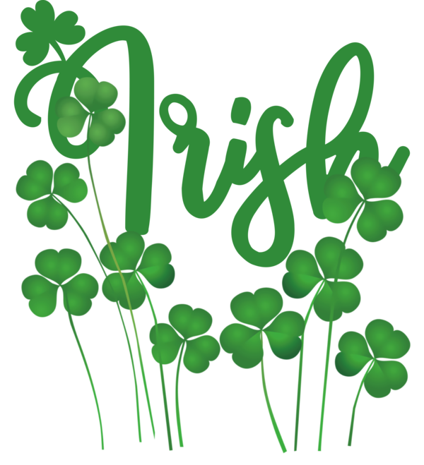 Transparent St. Patrick's Day Shamrock Ireland GIF for Irish for St Patricks Day