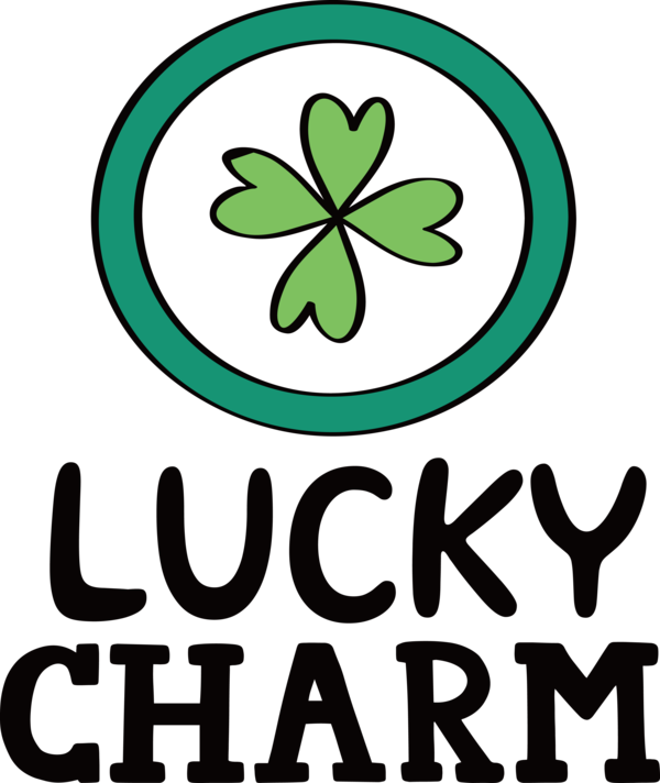 Transparent St. Patrick's Day Flower Leaf Logo for Go Luck for St Patricks Day