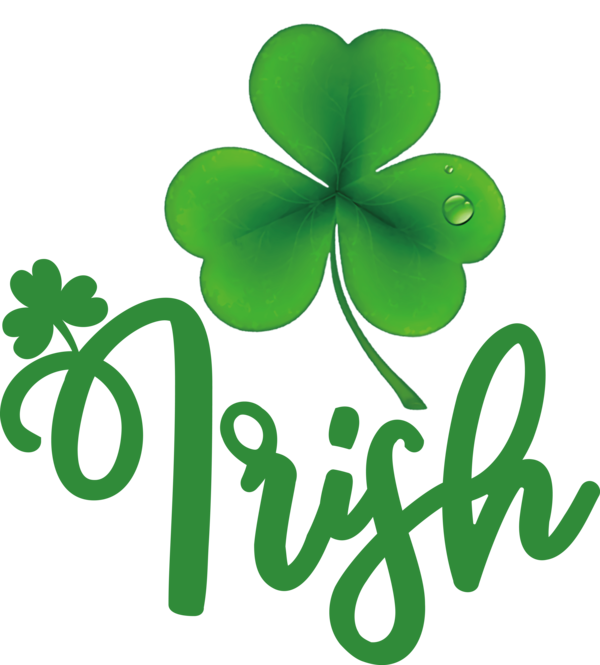 Transparent St. Patrick's Day St. Patrick's Day Holiday Shamrock for Irish for St Patricks Day