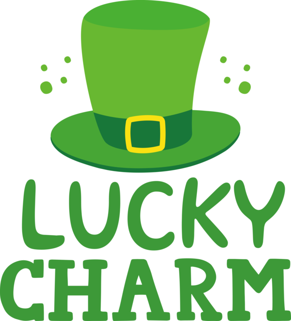 Transparent St. Patrick's Day Logo Leaf Meter for Go Luck for St Patricks Day