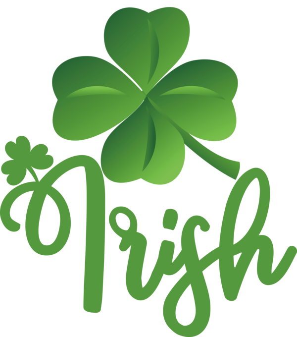 Transparent St. Patrick's Day Four-leaf clover Shamrock St. Patrick's Day for Irish for St Patricks Day