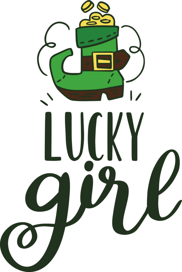 Transparent St. Patrick's Day Frogs Logo Cartoon for Go Luck for St Patricks Day