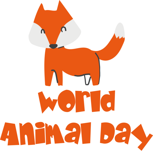 Transparent World Animal Day Cat small Cartoon for Animal Day for World Animal Day