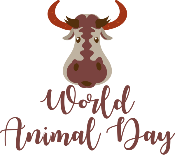 Transparent World Animal Day Logo Cartoon Meter for Animal Day for World Animal Day