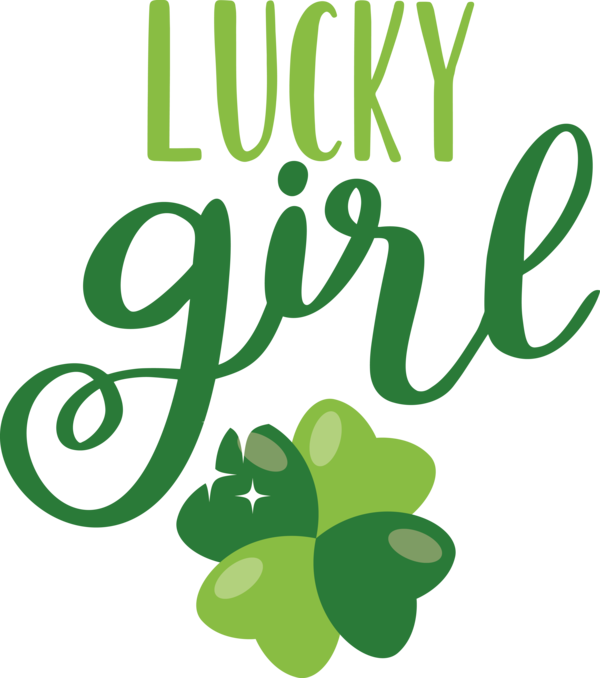 Transparent St. Patrick's Day Logo Leaf Plant stem for Go Luck for St Patricks Day