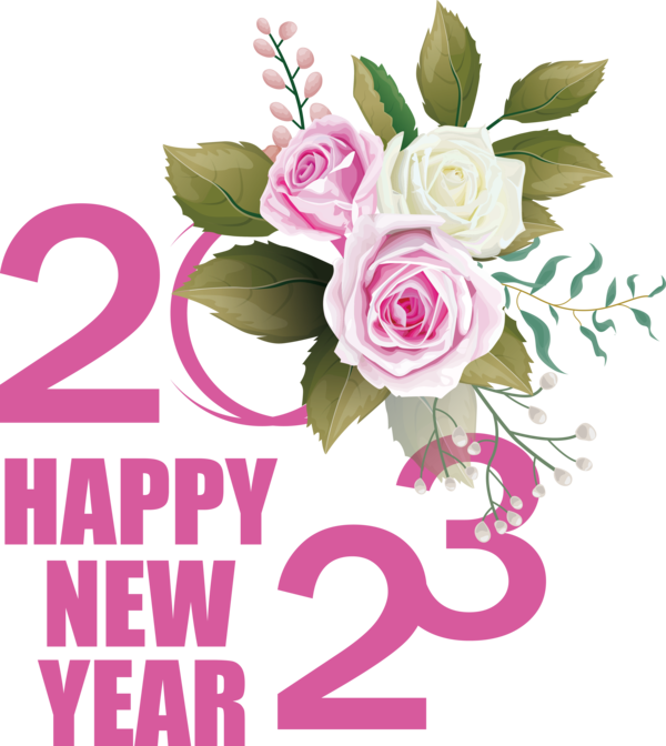Transparent New Year Greeting Card Birthday Gift for Happy New Year 2023 for New Year