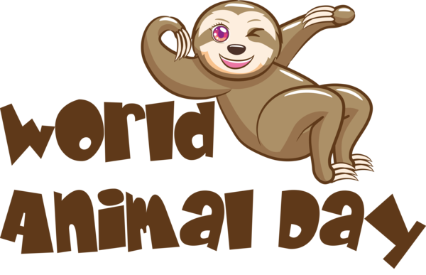 Transparent World Animal Day Lion Cartoon Cat-like for Animal Day for World Animal Day