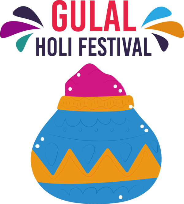 Transparent Holi Dillo Day Logo Line for Happy Holi for Holi