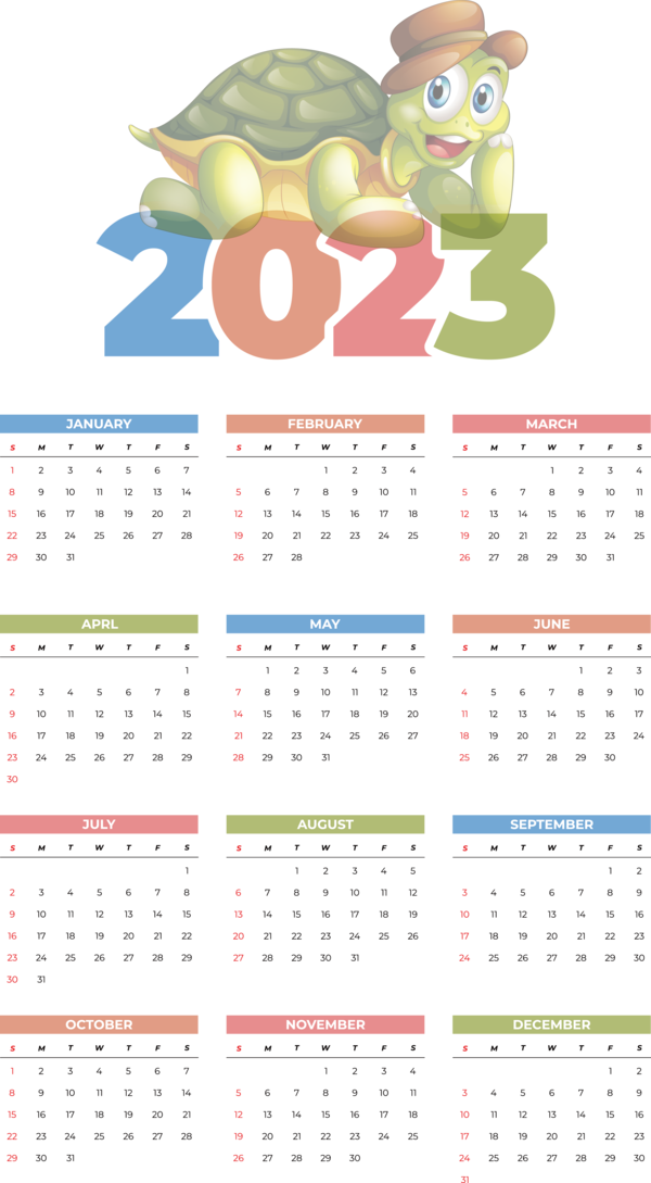 Transparent New Year Icon Drawing Cartoon for Printable 2023 Calendar for New Year