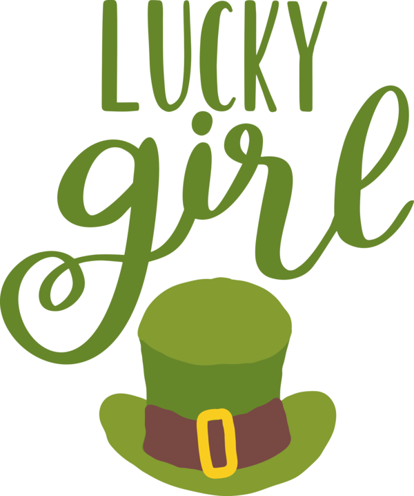 Transparent St. Patrick's Day Logo Human Leaf for Go Luck for St Patricks Day