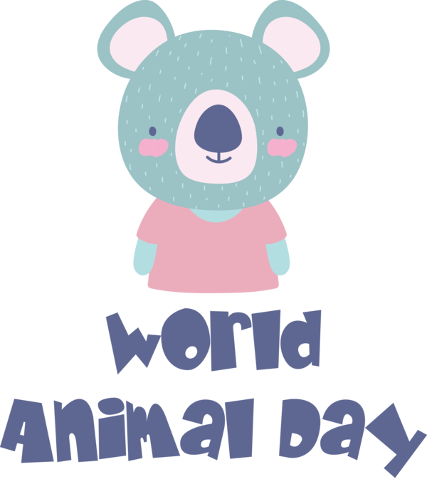 Transparent World Animal Day Design Logo for Animal Day for World Animal Day