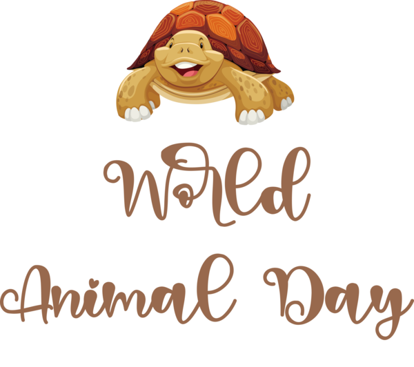 Transparent World Animal Day Logo Cartoon Character for Animal Day for World Animal Day