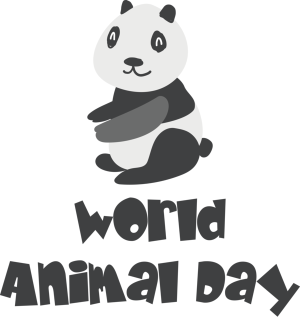 Transparent World Animal Day Design Dog Human for Animal Day for World Animal Day