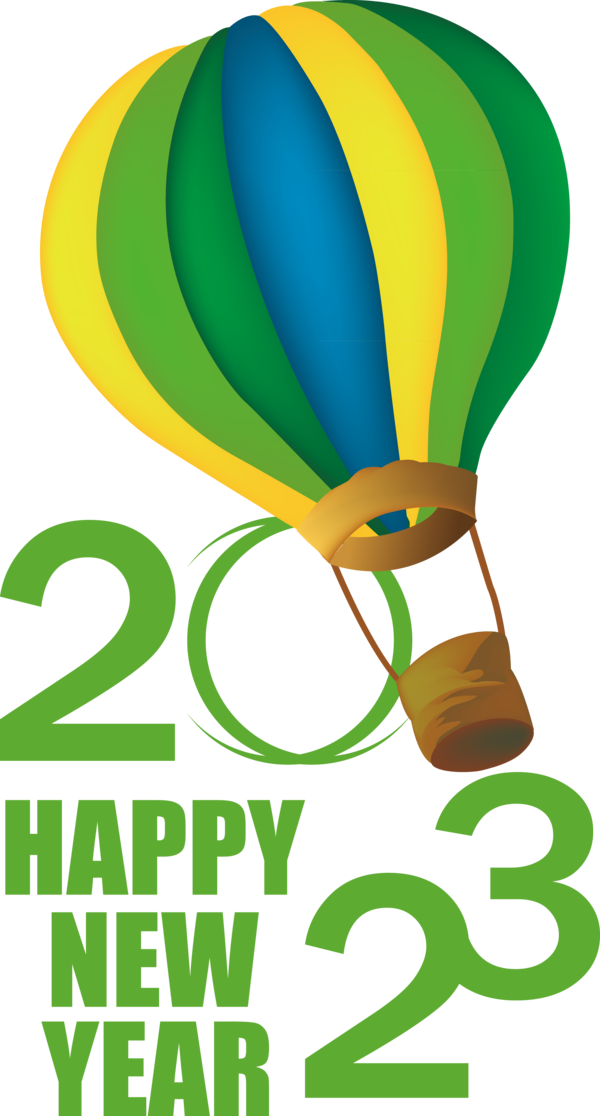 Transparent New Year Design Logo Leaf for Happy New Year 2023 for New Year