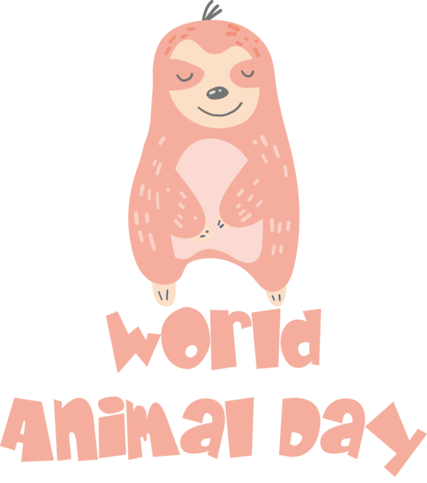 Transparent World Animal Day Face Skin for Animal Day for World Animal Day