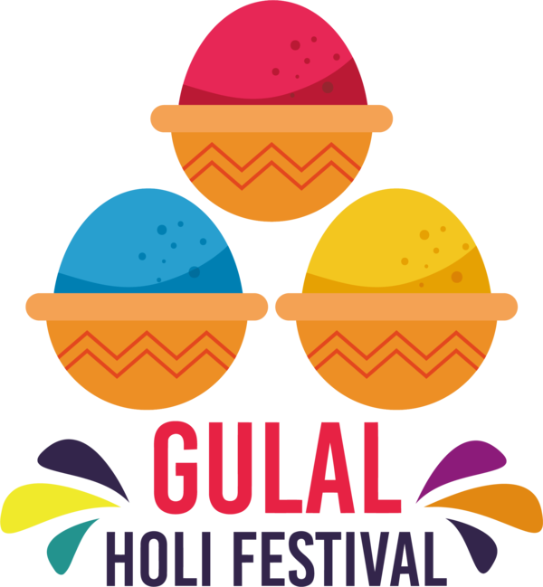 Transparent Holi Holi Design Festival for Happy Holi for Holi