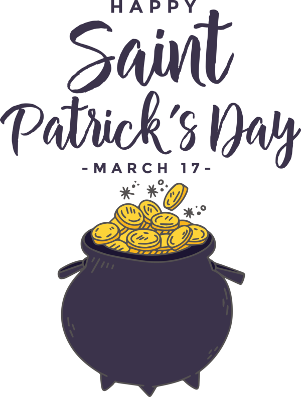 Transparent St. Patrick's Day Logo Culinary tool Cup for Saint Patrick for St Patricks Day