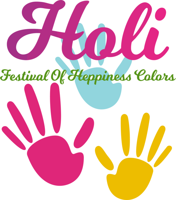 Transparent Holi Flower Logo Cartoon for Happy Holi for Holi