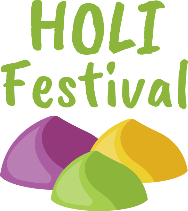 Transparent Holi Design Logo Leaf for Happy Holi for Holi