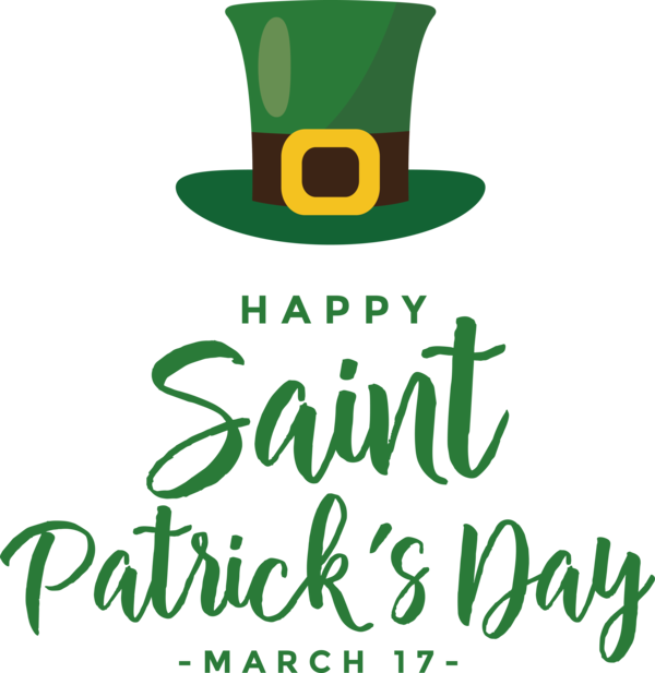 Transparent St. Patrick's Day Logo Rope Meter for Saint Patrick for St Patricks Day