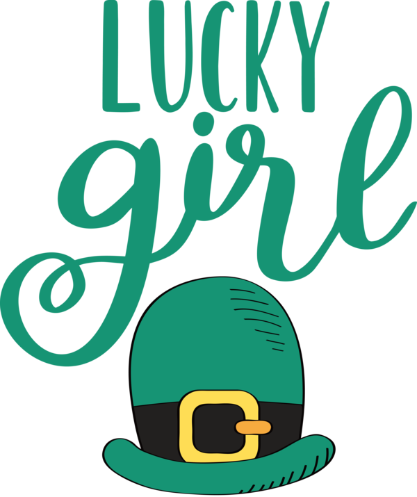 Transparent St. Patrick's Day Human Logo Leaf for Go Luck for St Patricks Day