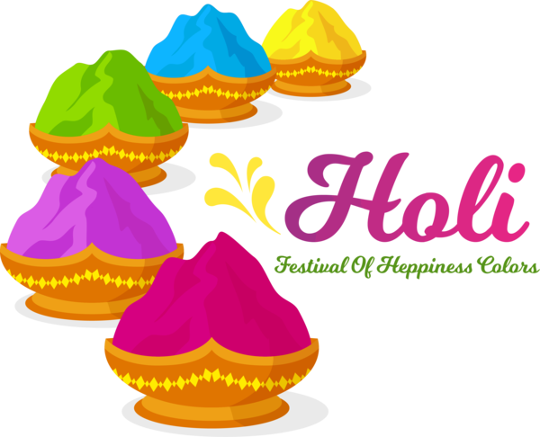 Transparent Holi Meter for Happy Holi for Holi