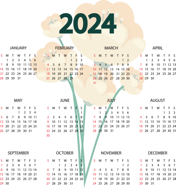 Transparent New Year calendar Julian calendar Aztec sun stone for Printable 2024 Calendar for New Year