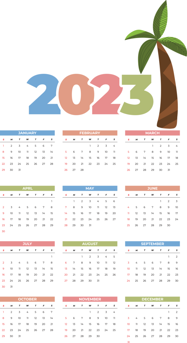 Transparent New Year calendar Icon Vector for Printable 2023 Calendar for New Year