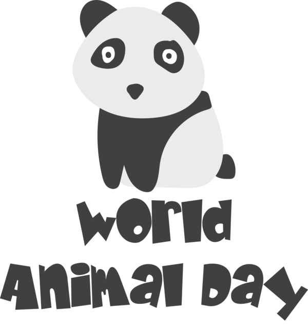 Transparent World Animal Day Dog Design Snout for Animal Day for World Animal Day