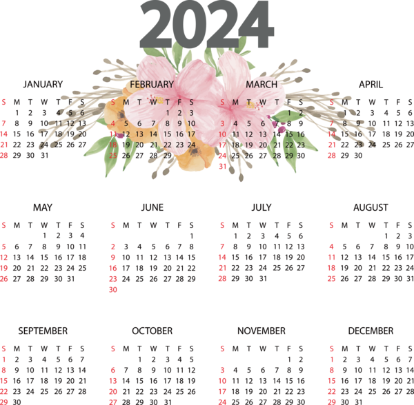 New Year calendar Maya calendar Holiday for Printable 2024 Calendar for