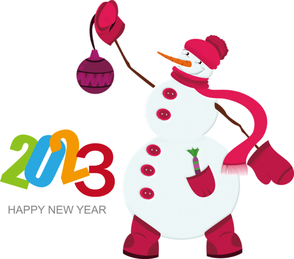 Transparent New Year New Year Holiday Drawing for Happy New Year 2023 for New Year