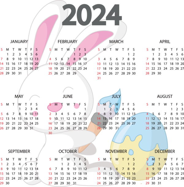 Transparent New Year calendar 2021 Design for Printable 2024 Calendar for New Year