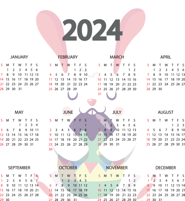 Transparent New Year calendar Calendar 2025 for Printable 2024 Calendar for New Year