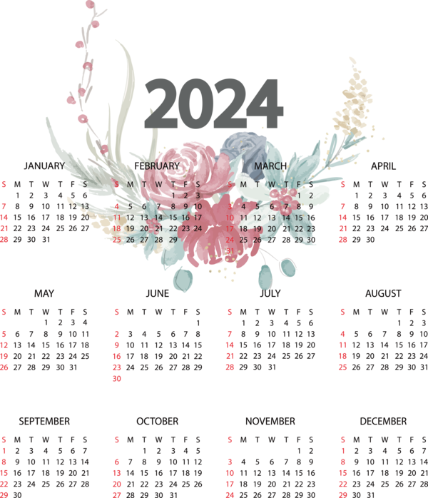 Transparent New Year Lagos calendar Design for Printable 2024 Calendar for New Year