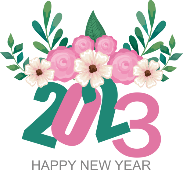 Transparent New Year Royalty-free Drawing Design for Happy New Year 2023 for New Year