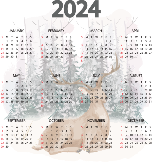 New Year RSA Conference calendar Design for Printable 2024 Calendar for