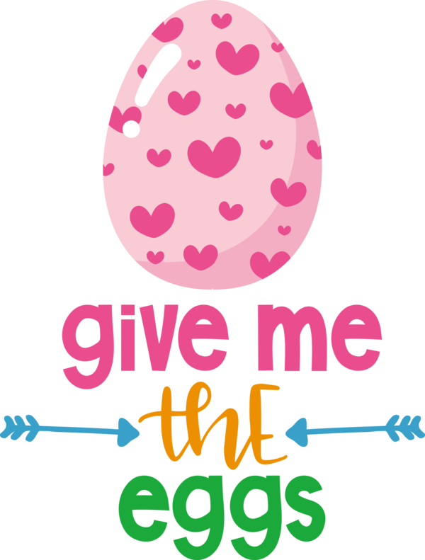 Transparent Easter Balloon Logo Line for Easter Egg for Easter